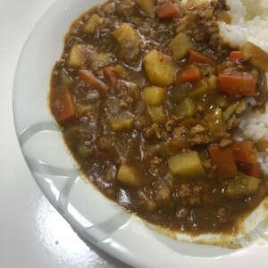 小さな具材でさらっと食べれるカレー